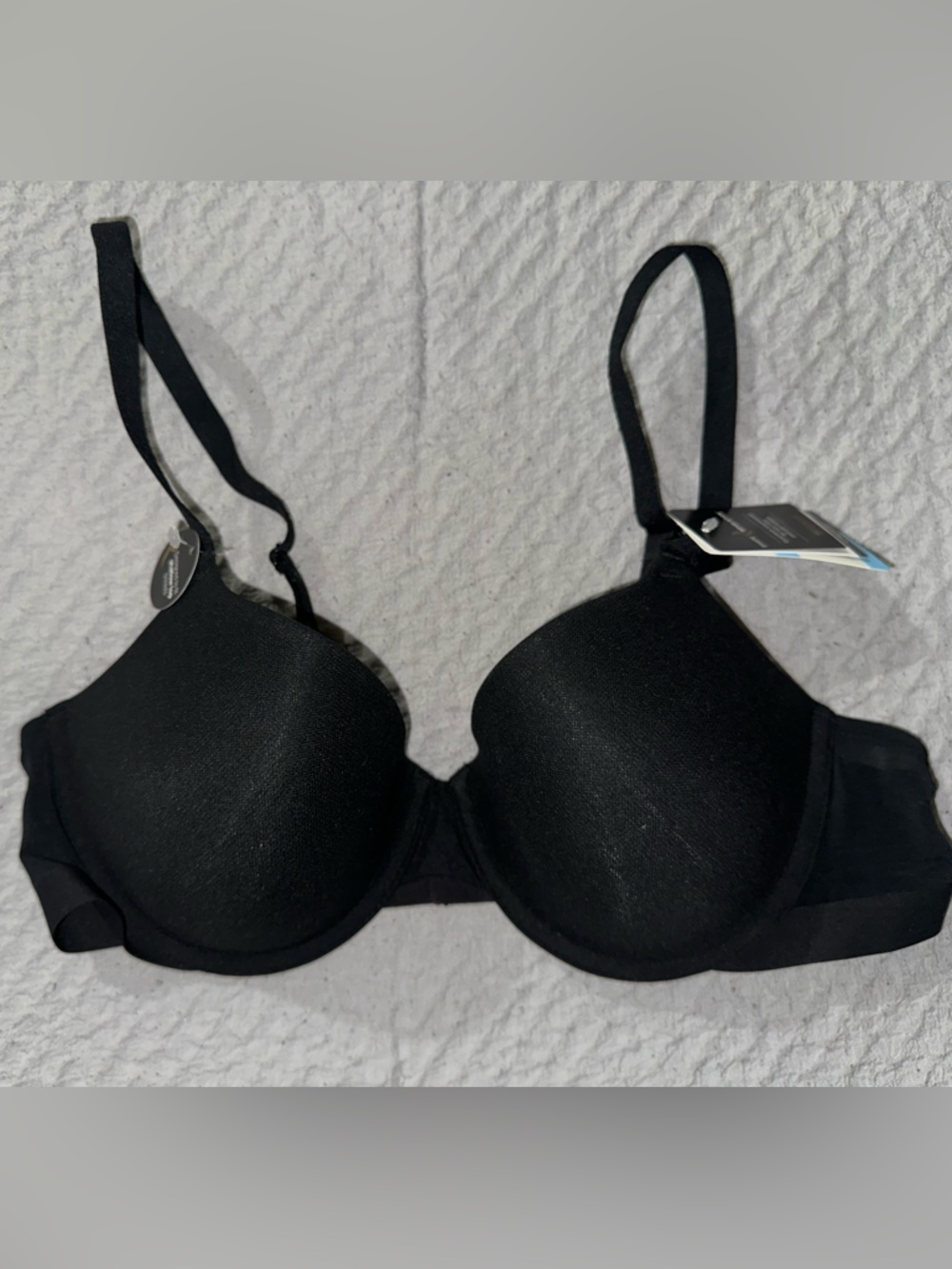 Wacoal Shape Revelation Shallow Top Underwire T-Shirt Bra black 36C NEW